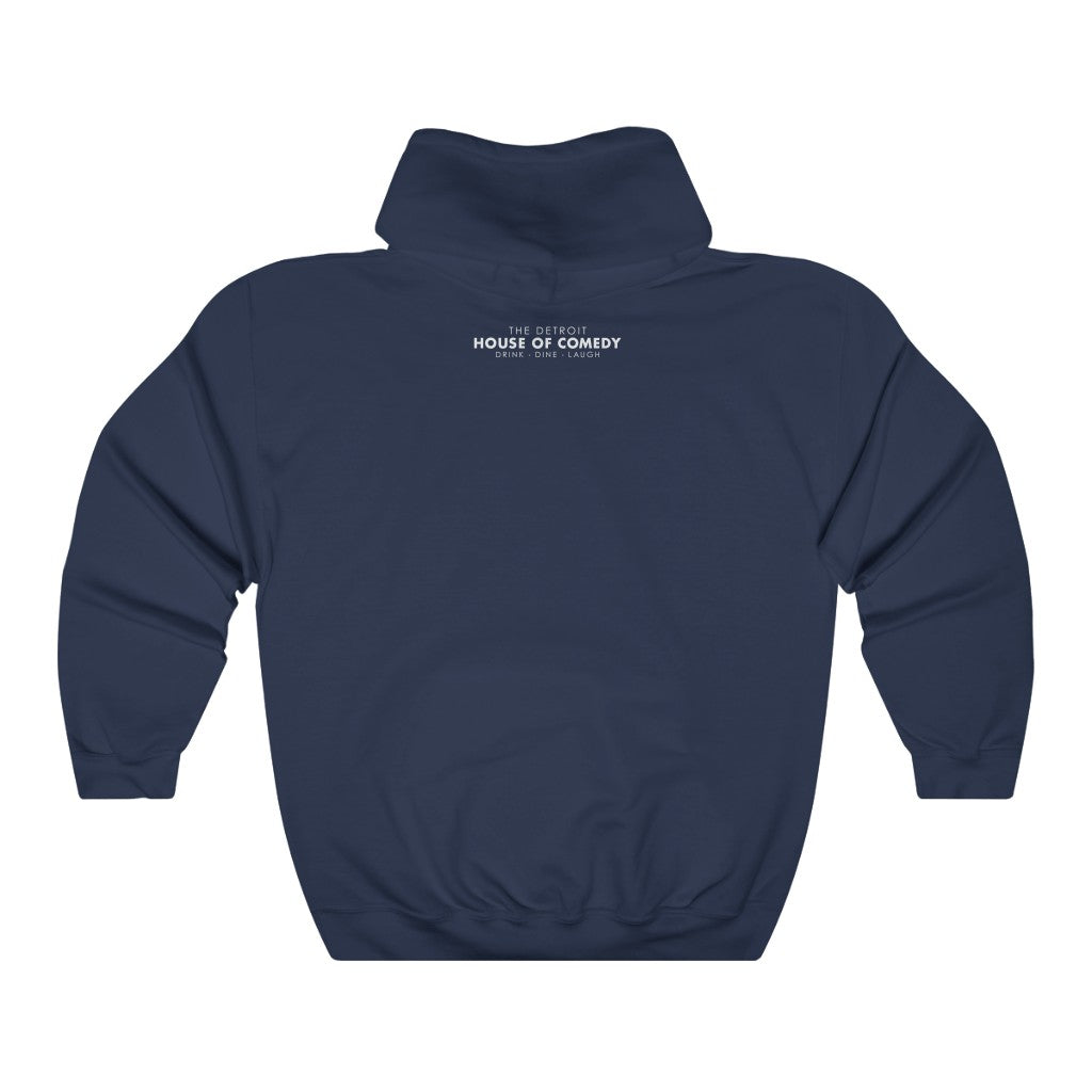 Detroit Comedy Hoodie - Detroit House of Comedy - Unisex Heavy Blend™ Hooded Sweatshirt