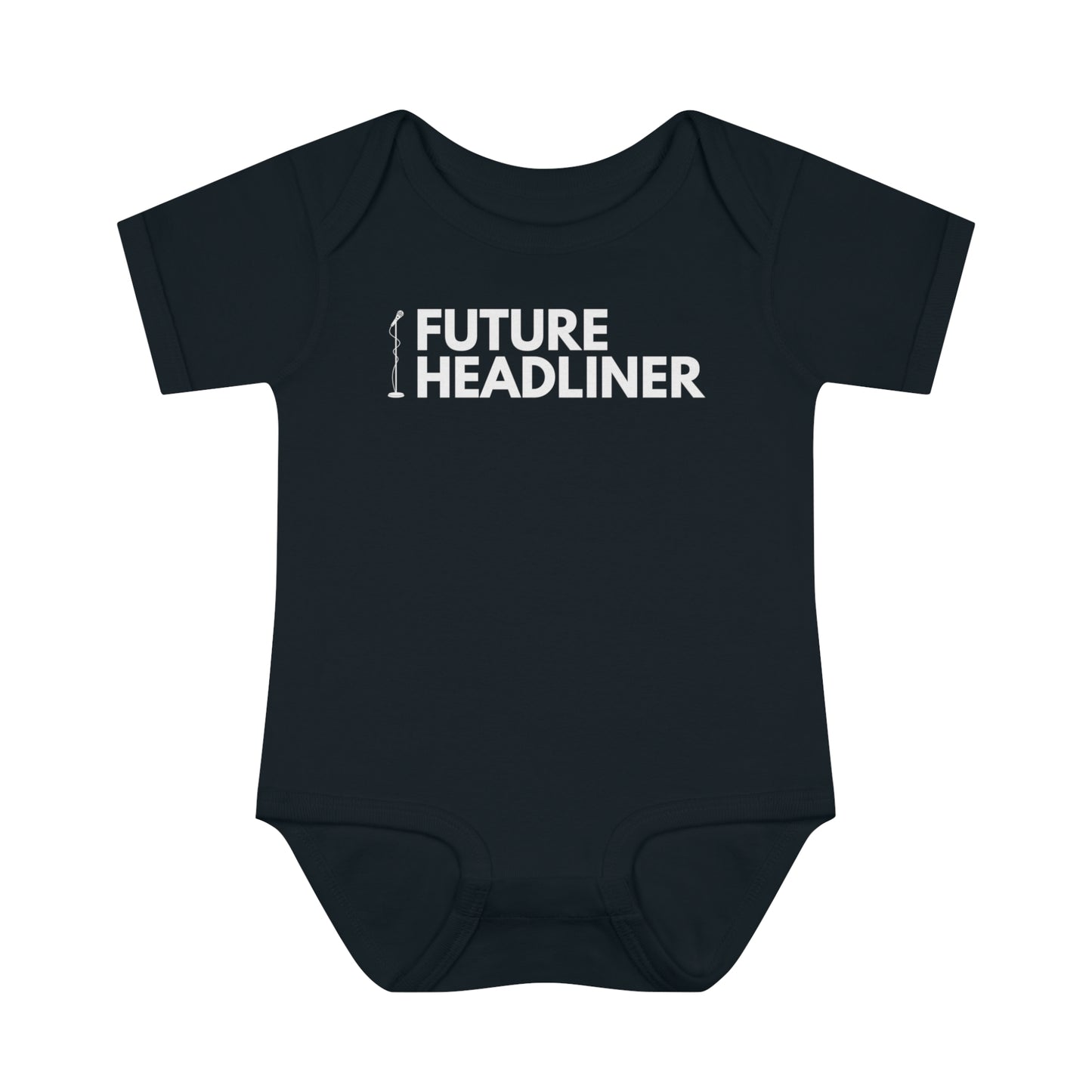 Future Stand Up Comedy Headliner Onesie - Infant Baby Rib Bodysuit