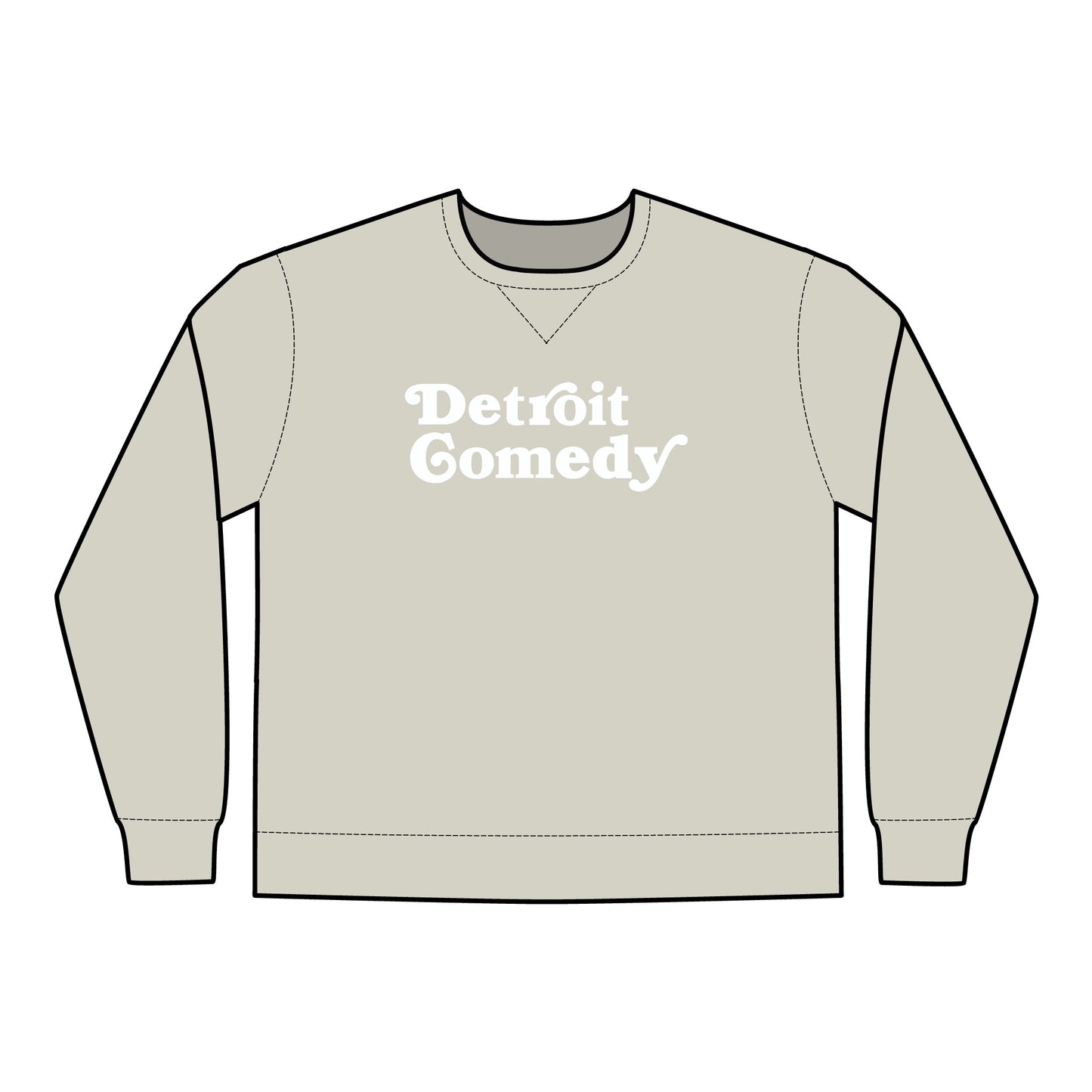 Detroit Comedy - Unisex ComfortWash® Garment Dyed Crewneck Sweatshirt