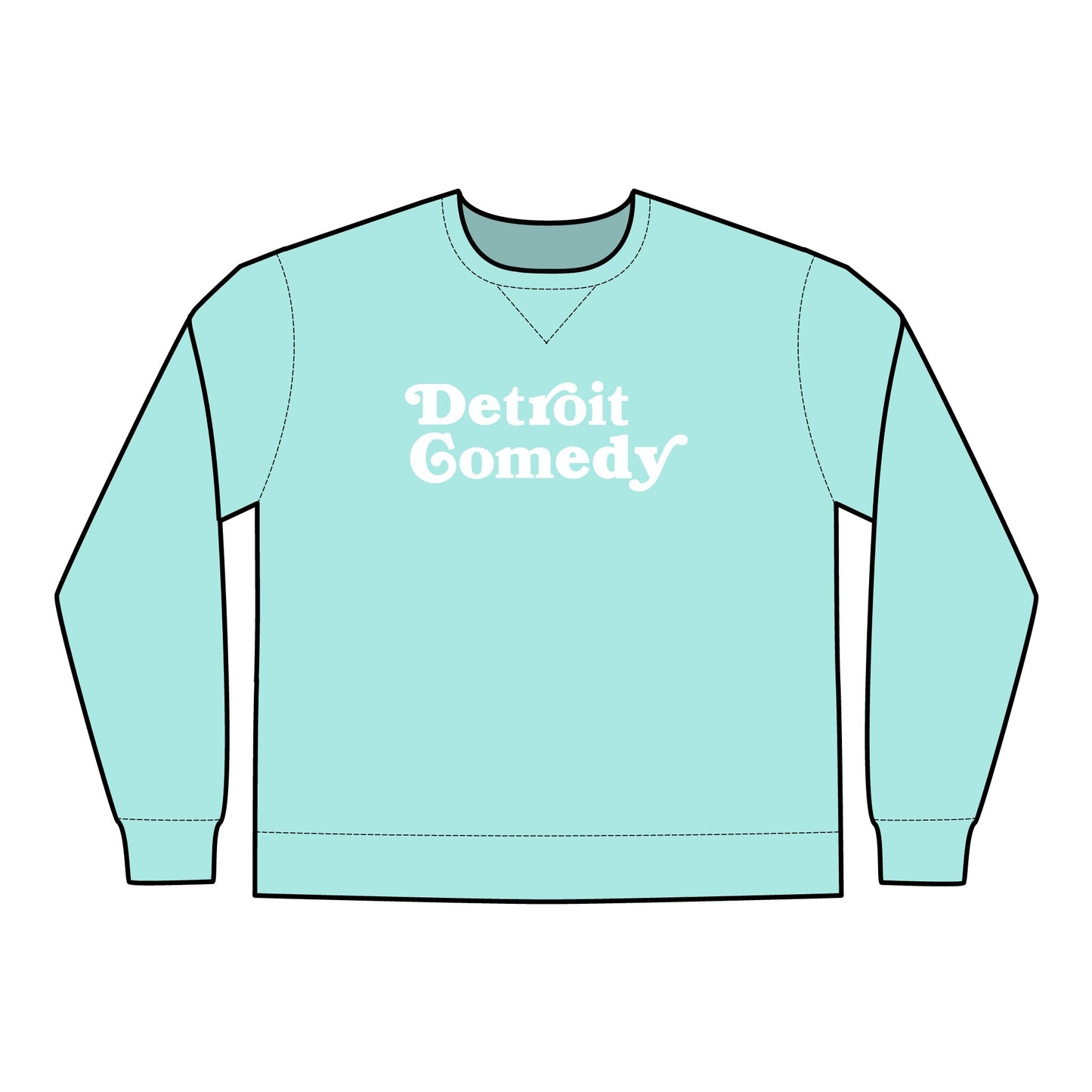 Detroit Comedy - Unisex ComfortWash® Garment Dyed Crewneck Sweatshirt