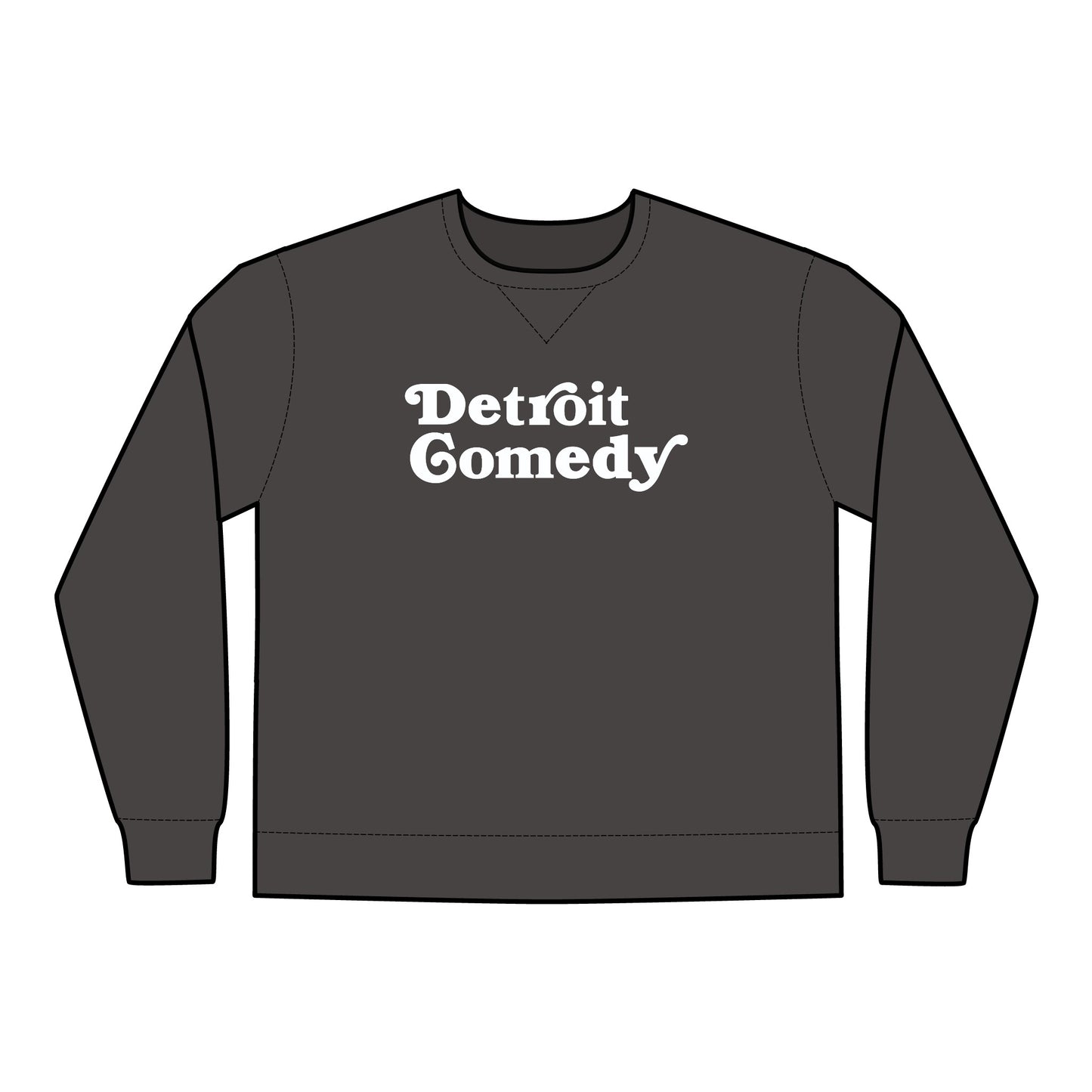 Detroit Comedy - Unisex ComfortWash® Garment Dyed Crewneck Sweatshirt