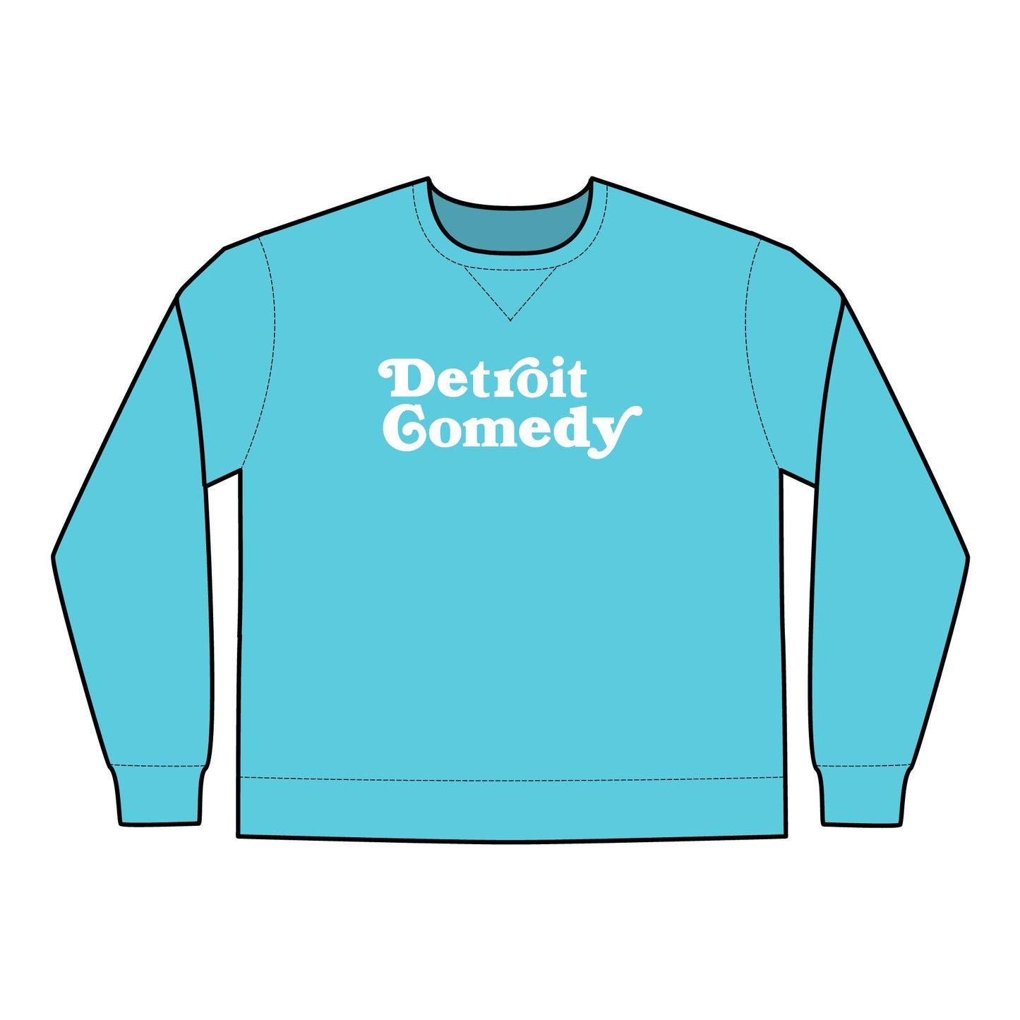 Detroit Comedy - Unisex ComfortWash® Garment Dyed Crewneck Sweatshirt