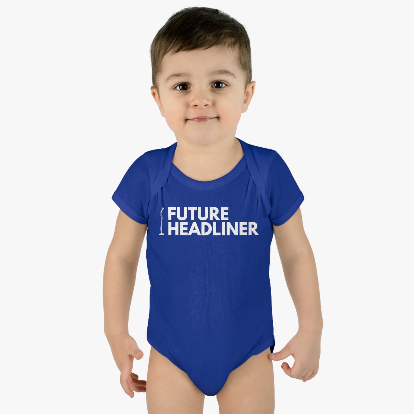 Future Stand Up Comedy Headliner Onesie - Infant Baby Rib Bodysuit