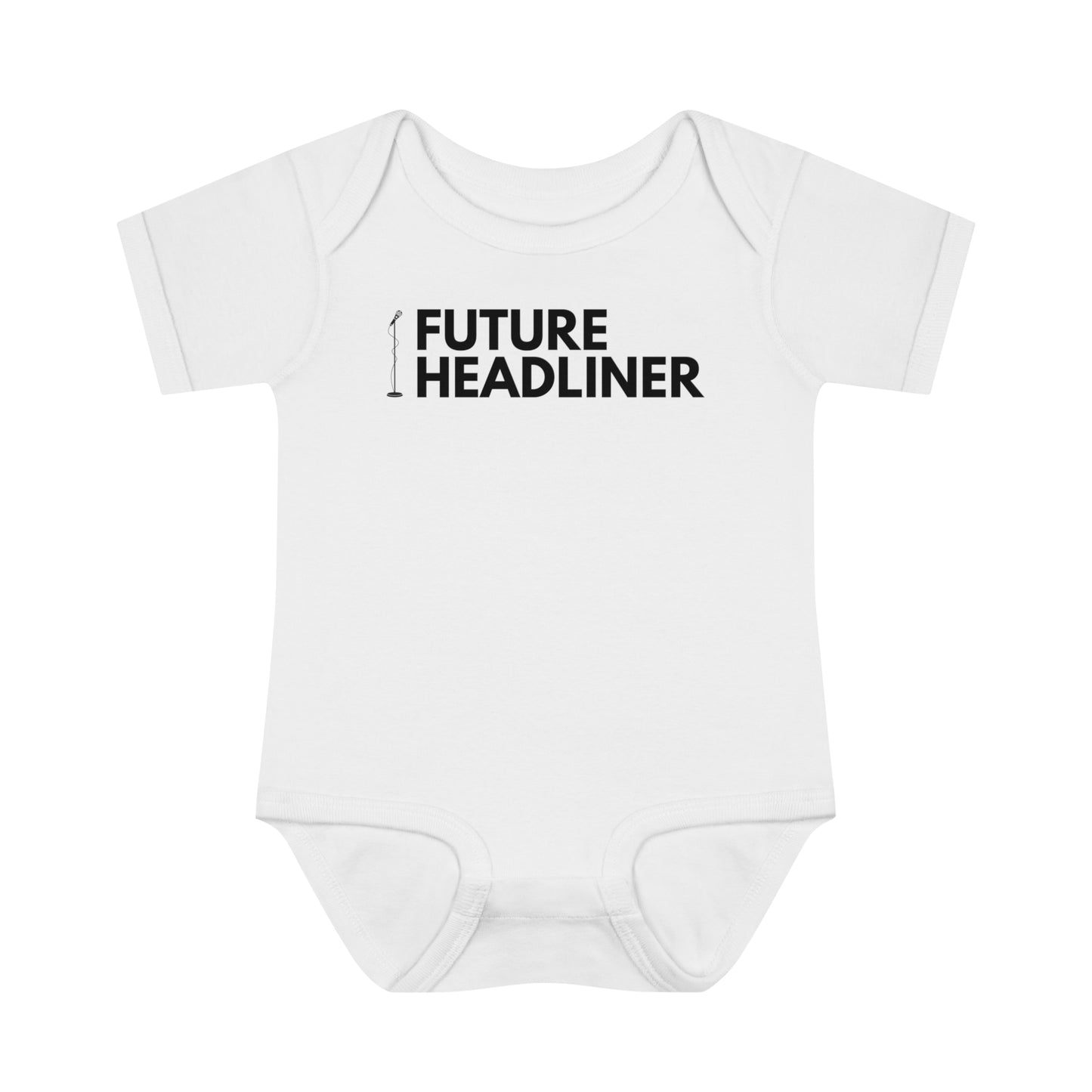 Future Stand Up Comedy Headliner Onesie - Infant Baby Rib Bodysuit