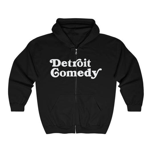 Detroit Comedy Hoodie - Unisex Heavy Blend™ Full Zip Hooded Sweatshirt