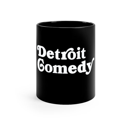 Detroit Comedy 11oz Black Coffee Mug