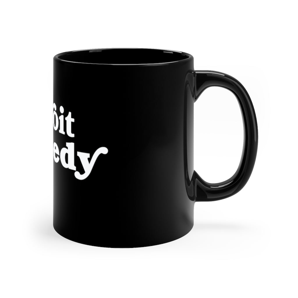 Detroit Comedy 11oz Black Coffee Mug