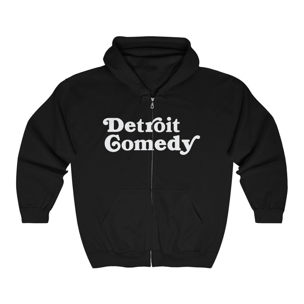 Detroit Comedy Hoodie - Unisex Heavy Blend™ Full Zip Hooded Sweatshirt