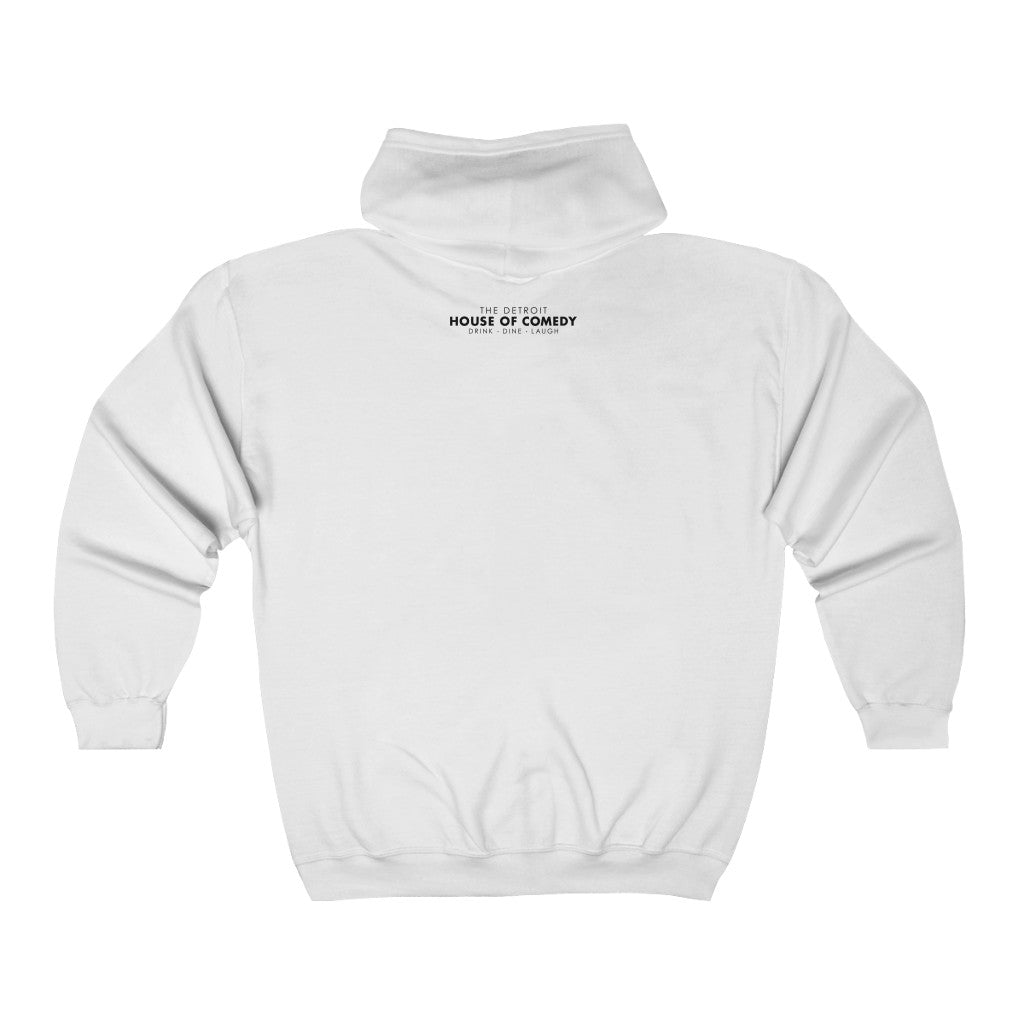 Detroit Comedy Hoodie - Unisex Heavy Blend™ Full Zip Hooded Sweatshirt